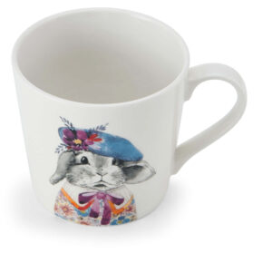 Mikasa x Tipperleyhill 380ml Fine China Mug Rabbit