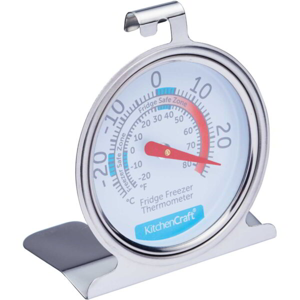 KitchenCraft Stainless Steel Fridge Thermometer 7.55cm