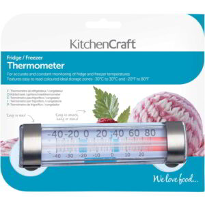 KitchenCraft Suction Fridge and Freezer Thermometer