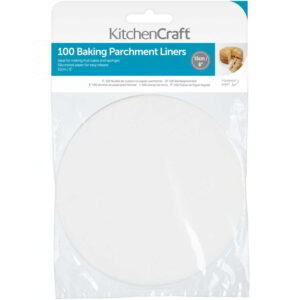 KitchenCraft Non-Stick Round Baking Tin Liner Sheet 15cm