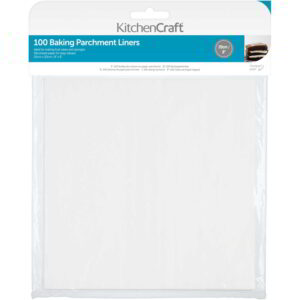 KitchenCraft Non-Stick Square Baking Tin Liner Sheet 20x20cm