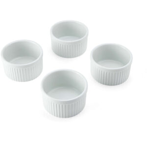 Mikasa Chalk 4pc Porcelain Ramekin Set 10cm