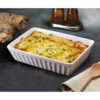 Lasagnevorm keraamika 33x23x7cm valge Italian World of Flavours