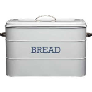 KitchenCraft Living Nostalgia Bread Bin 34x21.5x25cm French Grey