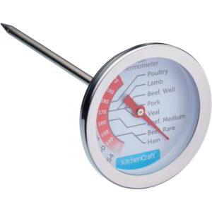 KitchenCraft Stainless Steel Meat Thermometer 5cm