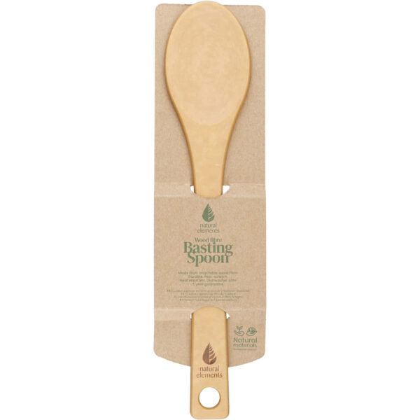 Natural Elements Eco-Friendly Wood Fibre Basting Spoon