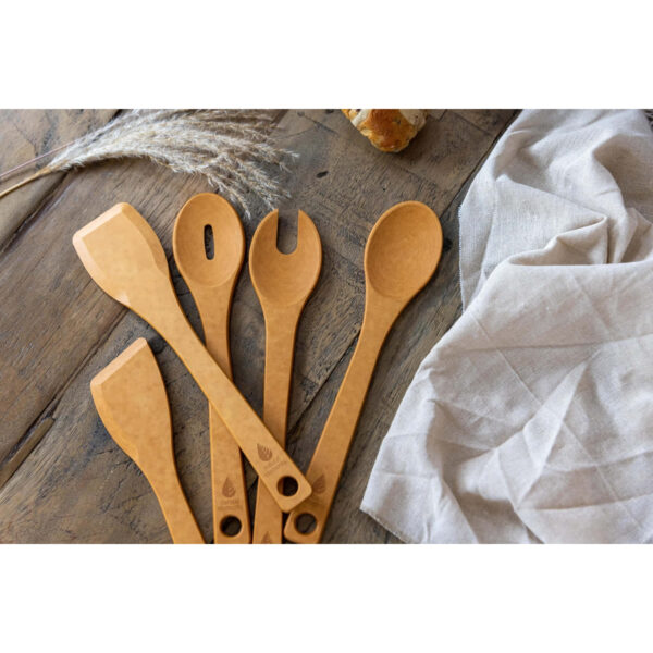 Natural Elements Eco-Friendly Wood Fibre Basting Spoon