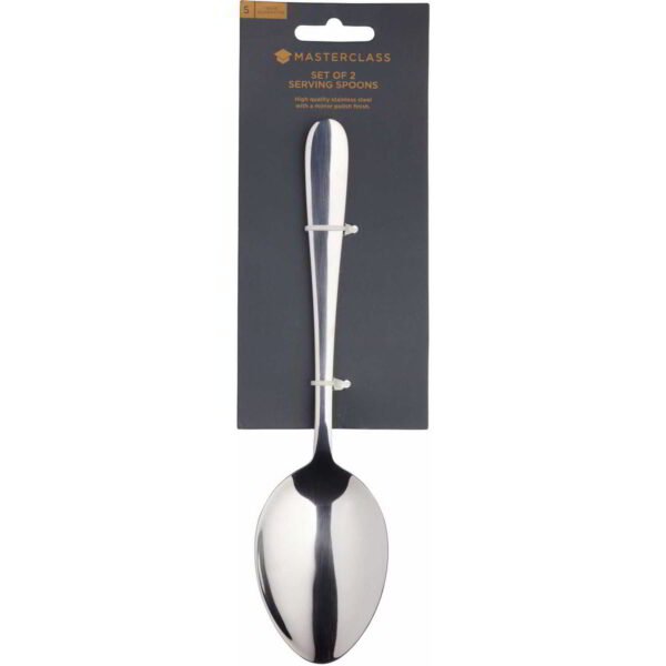 MasterClass Stainless Steel Serving-Spoons