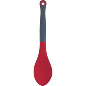 Colourworks Brights 29cm Multi-Function Silicone Cooking Spoon Cherry