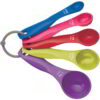 Colourworks Brights Five Piece Measuring Spoon Set