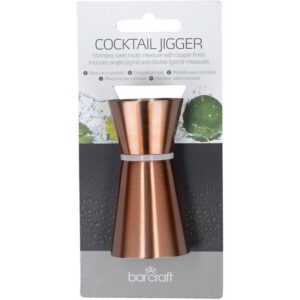 BarCraft Copper Finish Stainless Steel Dual Jigger 25ml/50ml