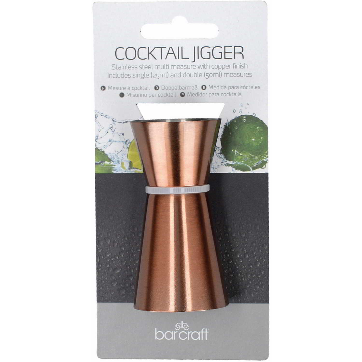 BarCraft Cocktail Jigger