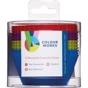 Colourworks Brights 7cm Silicone Fluted Cake Cases