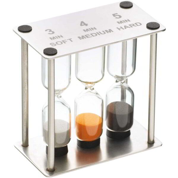 MasterClass Professional Stainless Steel Triple Sand Timer