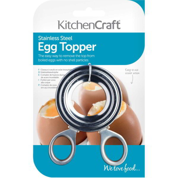KitchenCraft Stainless Steel Egg Topper