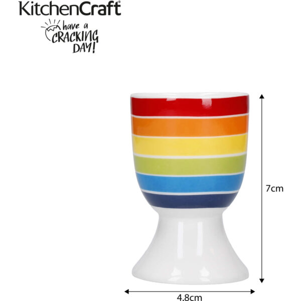 Munapeeker portselan 4tk 'rainbow fun' KitchenCraft