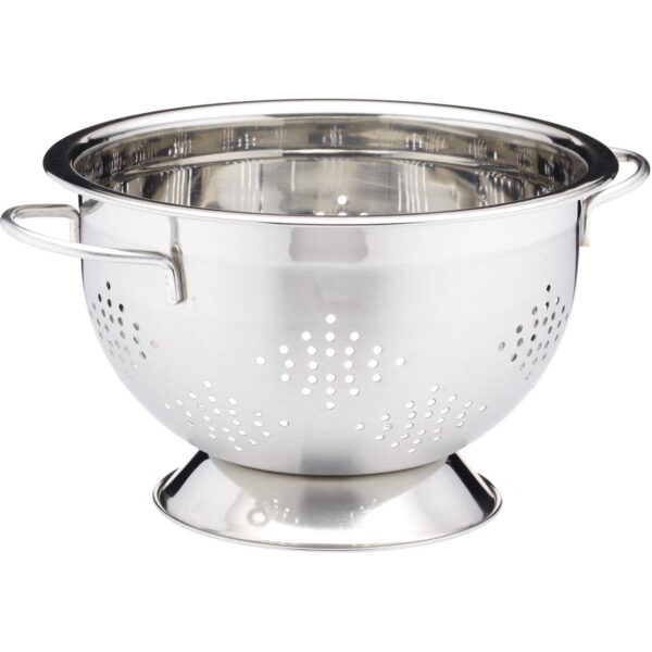MasterClass Deluxe Two Handled Colander 25.5cm with Satin Finish