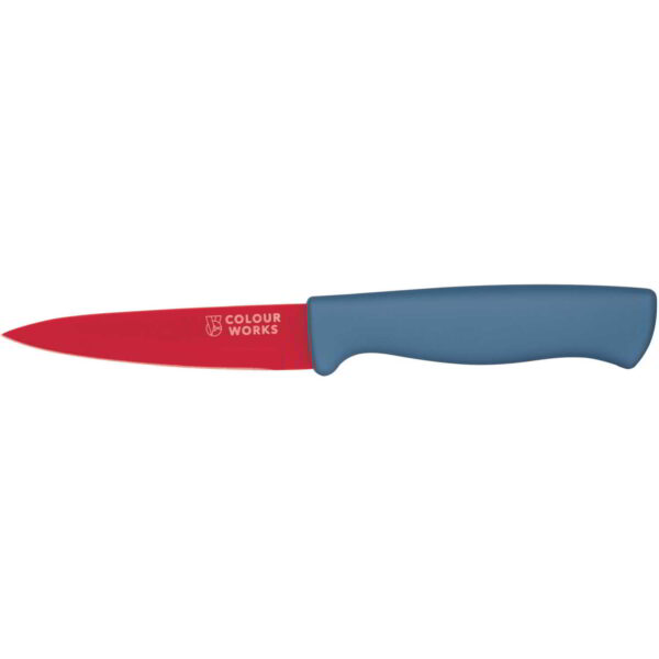 Colourworks Brights 9.5cm Multi-Purpose Edgekeeper Paring Knife Cherry