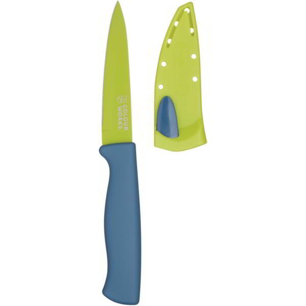Colourworks Brights 9.5cm Multi-Purpose Edgekeeper Paring Knife Apple