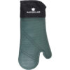 MasterClass Seamless Silicone Single Oven Glove with Cotton Sleeve Hunter Green