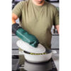 MasterClass Seamless Silicone Single Oven Glove with Cotton Sleeve Hunter Green