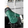 MasterClass Seamless Silicone Single Oven Glove with Cotton Sleeve Hunter Green
