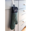 MasterClass Seamless Silicone Single Oven Glove with Cotton Sleeve Hunter Green