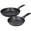 KitchenCraft Non-Stick Induction Frypan Twin Set 20 and 28cm