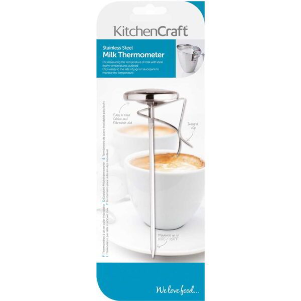 Piimavahustaja termomeeter KitchenCraft