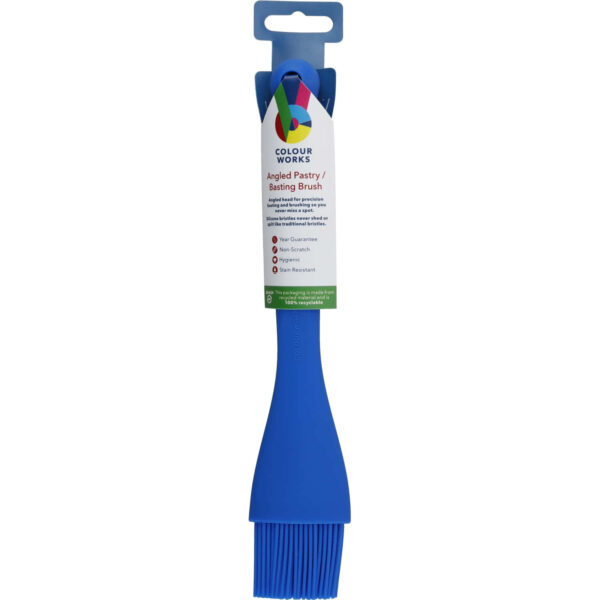Colourworks Brights 25cm Silicone Pastry  Basting Brush Blueberry