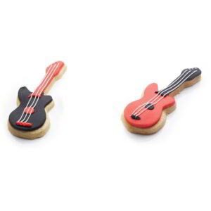 KitchenCraft Metal Cookie Cutter - Large Guitar 12cm