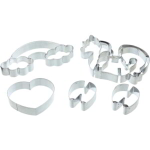 KitchenCraft Sweetly Does It 3D Standing Unicorn Cookie Cutter Set
