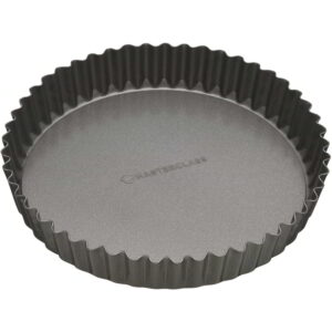 MasterClass Non-Stick Fluted Loose Base Quiche Tin Round 20cm (8")