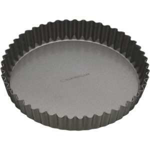 MasterClass Non-Stick Fluted Loose Base Quiche Tin Round 30cm (12")