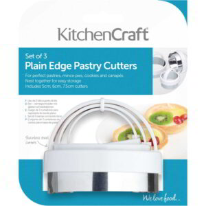 KitchenCraft Plain Pastry Cutter Set