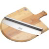 KitchenCraft World of Flavours Italian Pizza Board and Knife Serving Set