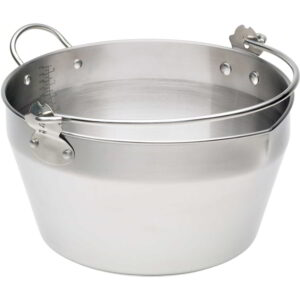 Home Made Stainless Steel 9 Litres Maslin Pan with Handle
