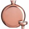 BarCraft Stainless Steel Copper Finish 140ml Hip Flask