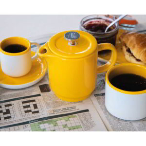 Presskann keraamika tassiga 400ml 'mustard' La Cafetiere