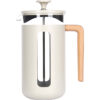 Presskann klaas roostevaba korpus 1L 'latte pisa' La Cafetière