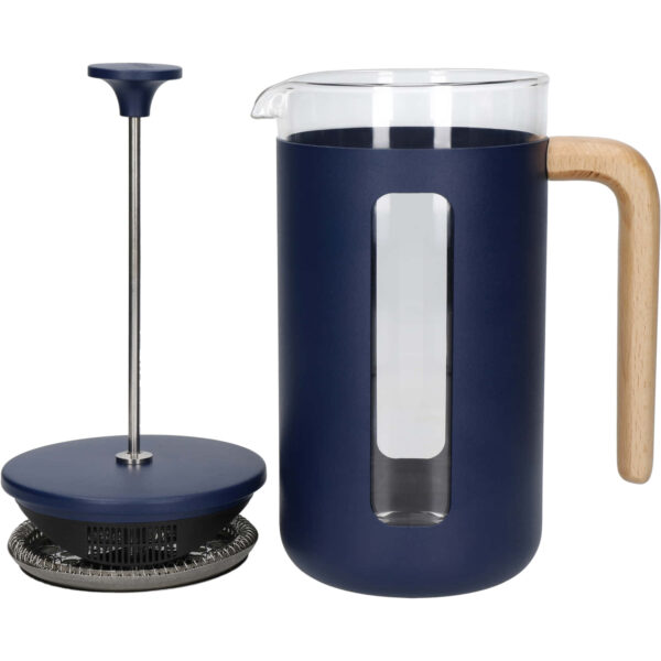 La Cafetière Pisa Stainless Steel Cafetière Eight Cup Navy