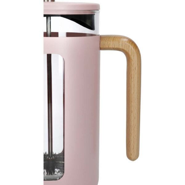 La Cafetière Pisa Stainless Steel Cafetière Eight Cup Pink