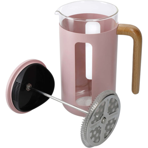 La Cafetière Pisa Stainless Steel Cafetière Eight Cup Pink