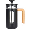 La Cafetière Pisa Stainless Steel Cafetière Three Cup Black
