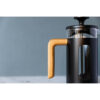La Cafetière Pisa Stainless Steel Cafetière Three Cup Black