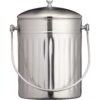 Prügikast kompostile roostevaba 5L KitchenCraft