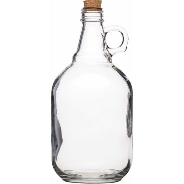 Pudel klaasist 1.9L Demijohn läbipaistev Home Made