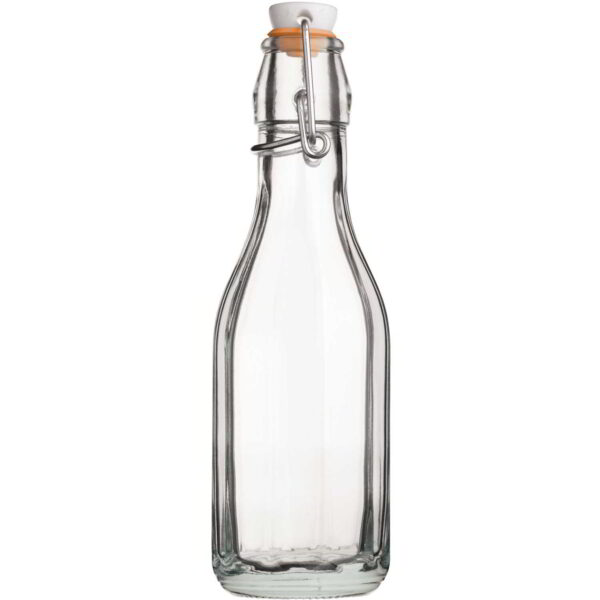 Pudel klaasist keraamilise korgiga 250ml (21cm) Home Made
