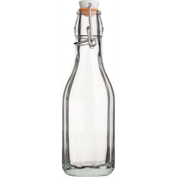 Pudel klaasist keraamilise korgiga 250ml (21cm) Home Made