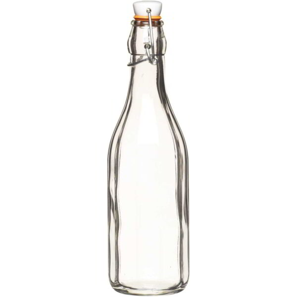 Pudel klaasist keraamilise korgiga 500ml (26cm) Home Made